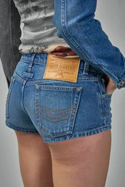 Jean Paul Gaultier Denim Short With Buttons Details - LABELS