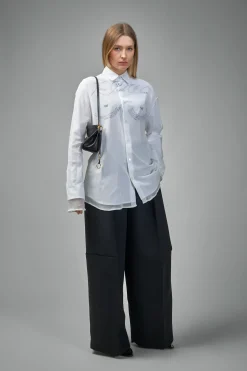 Jean Paul Gaultier Long Sleeves Double Layer Shirt - LABELS