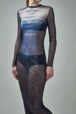 Jean Paul Gaultier Mesh Dress ''LE MÂLE'' - LABELS