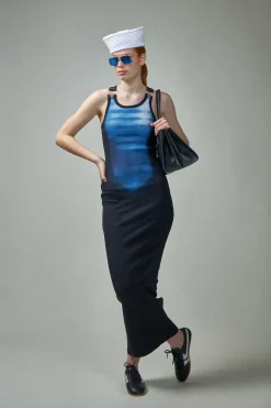 Jean Paul Gaultier Ribbed Long Dress ''LE MÂLE'' - LABELS