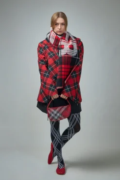 Jean Paul Gaultier Tartan Tailored Jacket with Lacing Detail - LABELS