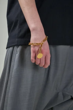 Jil Sander Logo-charm Chain Bracelet - LABELS