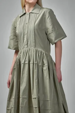 Jil Sander Pleated Shirt Dress - LABELS