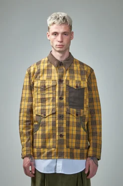Junya Watanabe MAN Men's Plaid-Patterned Jacket - LABELS