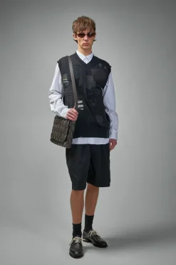 Junya Watanabe MAN Pleated Nylon Shorts - LABELS