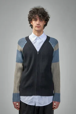 Kiko Kostadinov Inex Cardigan Cotton Nylon Mix - LABELS