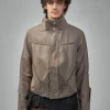 Kiko Kostadinov Zafar Cropped Jacket Herringbone Wool - LABELS