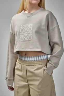 Loewe Cropped Sweatshirt - LABELS