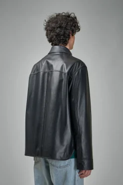 Loewe Overshirt in Nappa Calfskin - LABELS