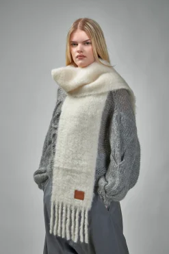 Loewe Scarf in Mohair and Wool - LABELS
