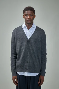 Maison Margiela Elbow-Patch Knitted Cardigan - LABELS