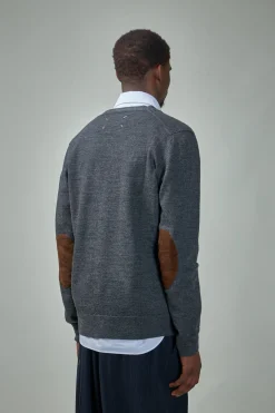 Maison Margiela Elbow-Patch Knitted Cardigan - LABELS