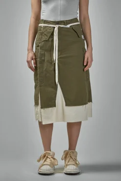 Maison Mihara Yasuhiro Cargo Shorts Pasted Skirt - LABELS