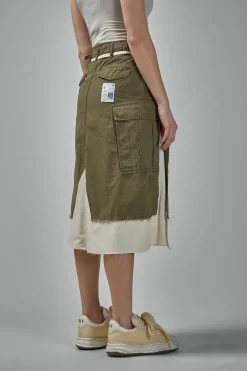 Maison Mihara Yasuhiro Cargo Shorts Pasted Skirt - LABELS