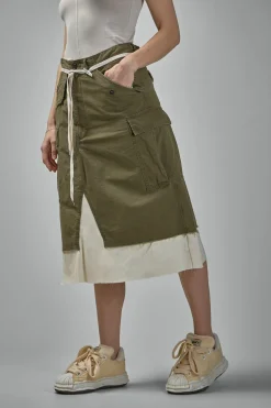 Maison Mihara Yasuhiro Cargo Shorts Pasted Skirt - LABELS