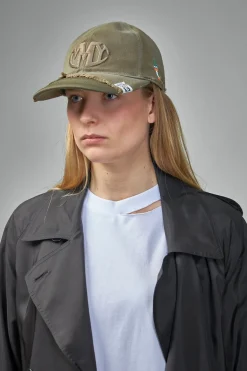 Maison Mihara Yasuhiro Crushed Detail Cap - LABELS