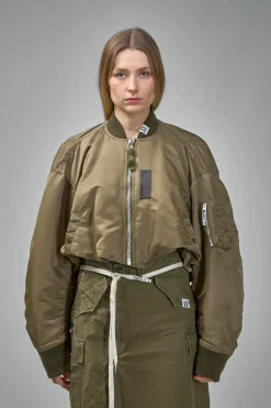 Maison Mihara Yasuhiro Roll-up Hem Flight Jacket - LABELS