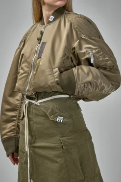 Maison Mihara Yasuhiro Roll-up Hem Flight Jacket - LABELS