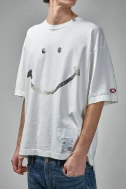 Maison Mihara Yasuhiro Smiley Face Printed Tee - LABELS