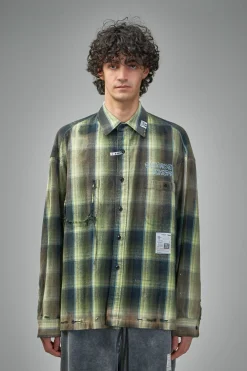 Maison Mihara Yasuhiro Vintage Like Check L/S Shirt - LABELS