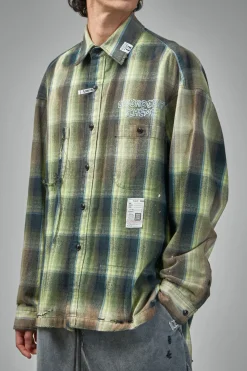 Maison Mihara Yasuhiro Vintage Like Check L/S Shirt - LABELS
