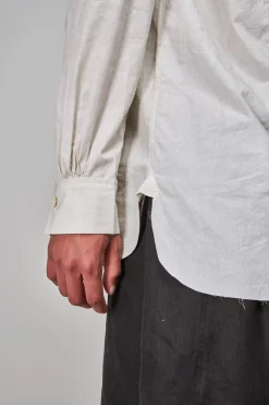 Mandarin Collar Hybrid Dress Shirt, cream - LABELS