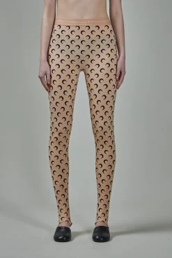 Marine Serre Fuseaux Moon Recycled Leggings tan - LABELS
