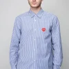 Mens Shirt Woven Stripe - LABELS