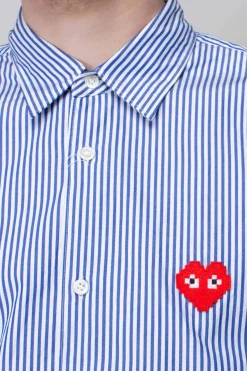 Mens Shirt Woven Stripe - LABELS