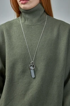 Mini Swiss Knife Necklace silver - LABELS