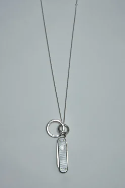 Mini Swiss Knife Necklace silver - LABELS