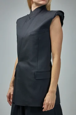 MM6 Margiela Raw-cut Edge Gilet - LABELS