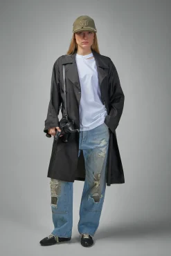 MM6 Margiela Twist Trench Coat - LABELS