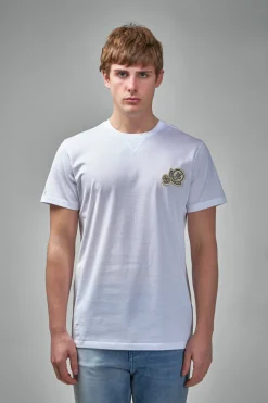 Moncler Double Logo Patch Cotton T-Shirt - LABELS