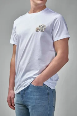 Moncler Double Logo Patch Cotton T-Shirt - LABELS