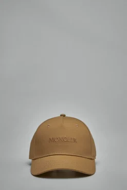 Moncler Embroidered Logo Gabardine Baseball Cap - LABELS