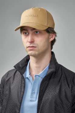 Moncler Embroidered Logo Gabardine Baseball Cap - LABELS