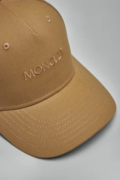 Moncler Embroidered Logo Gabardine Baseball Cap - LABELS
