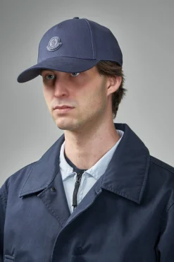Moncler Gabardine Baseball Cap - LABELS
