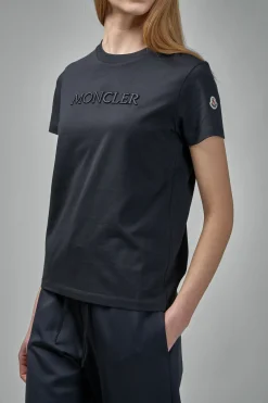 Moncler Logo Cotton T-Shirt - LABELS