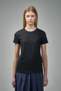 Moncler Logo Patch Cotton Jersey T-Shirt - LABELS