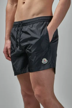 Moncler Logo Patch Swim Shorts - LABELS