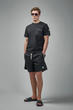Moncler Monogram Jacquard Swim Shorts - LABELS