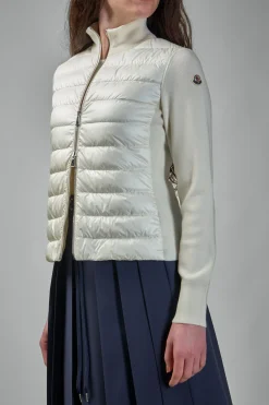 Moncler Padded Wool Zip-Up Cardigan - LABELS