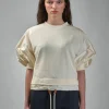 Moncler Puff Sleeve Cotton T-Shirt - LABELS