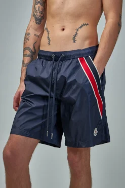 Moncler Tricolor Trim Swimshort - LABELS