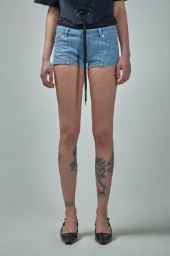 Mugler Cotton Denim Short L. - LABELS