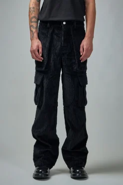 Nahmias Corduroy Logo Cargo Pants - LABELS