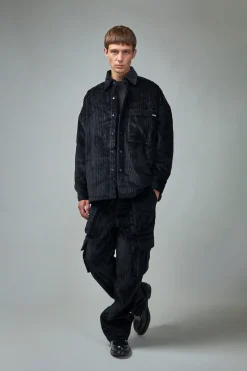 Nahmias Corduroy Logo Cargo Pants - LABELS