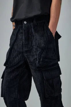 Nahmias Corduroy Logo Cargo Pants - LABELS